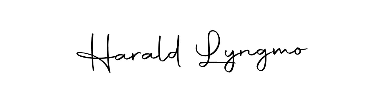 Here are the top 10 professional signature styles for the name Harald Lyngmo. These are the best autograph styles you can use for your name. Harald Lyngmo signature style 10 images and pictures png