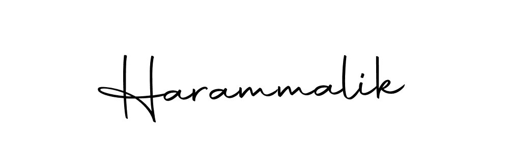 Use a signature maker to create a handwritten signature online. With this signature software, you can design (Autography-DOLnW) your own signature for name Harammalik. Harammalik signature style 10 images and pictures png