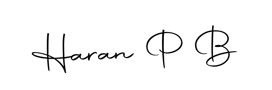 Here are the top 10 professional signature styles for the name Haran P B. These are the best autograph styles you can use for your name. Haran P B signature style 10 images and pictures png