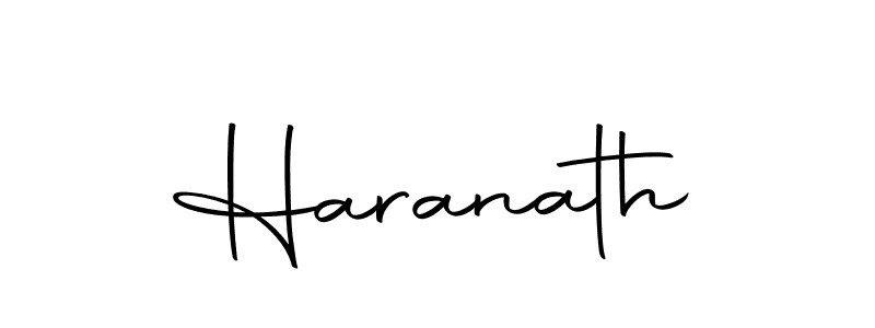Create a beautiful signature design for name Haranath. With this signature (Autography-DOLnW) fonts, you can make a handwritten signature for free. Haranath signature style 10 images and pictures png