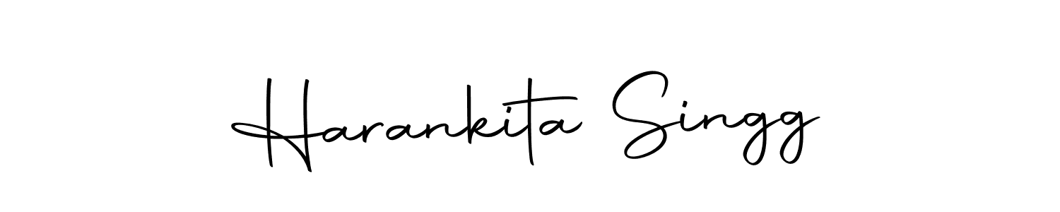 Create a beautiful signature design for name Harankita Singg. With this signature (Autography-DOLnW) fonts, you can make a handwritten signature for free. Harankita Singg signature style 10 images and pictures png