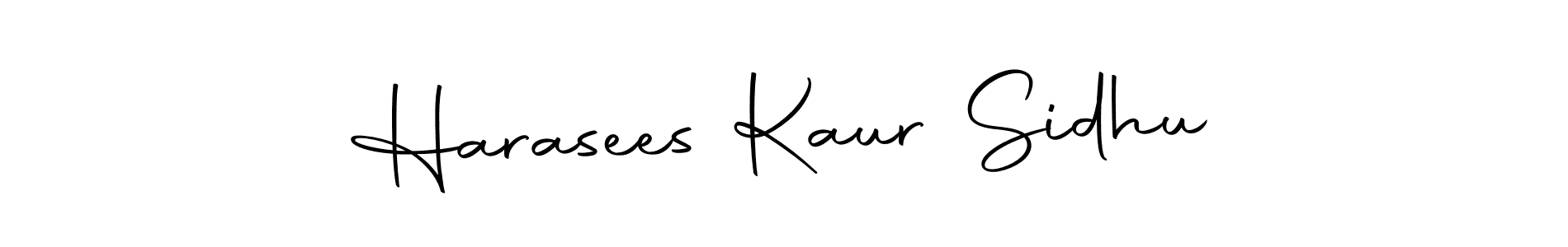 How to make Harasees Kaur Sidhu signature? Autography-DOLnW is a professional autograph style. Create handwritten signature for Harasees Kaur Sidhu name. Harasees Kaur Sidhu signature style 10 images and pictures png