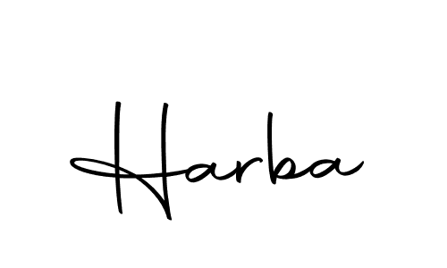 How to make Harba name signature. Use Autography-DOLnW style for creating short signs online. This is the latest handwritten sign. Harba signature style 10 images and pictures png