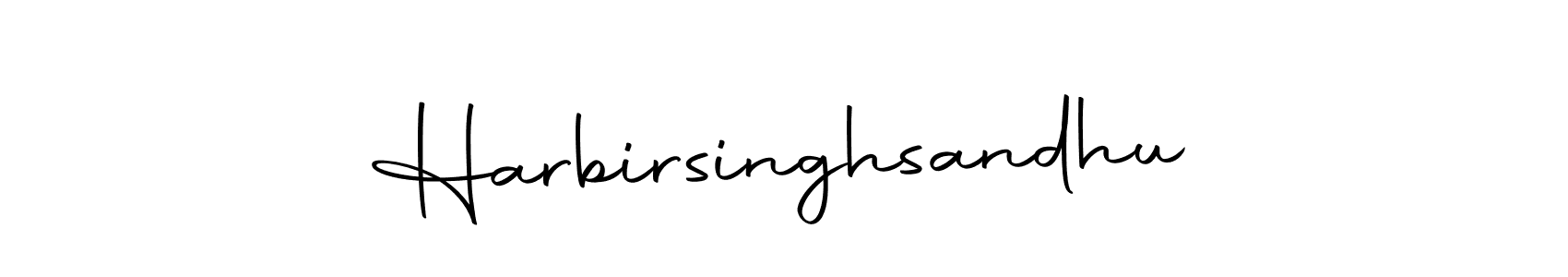 Design your own signature with our free online signature maker. With this signature software, you can create a handwritten (Autography-DOLnW) signature for name Harbirsinghsandhu. Harbirsinghsandhu signature style 10 images and pictures png