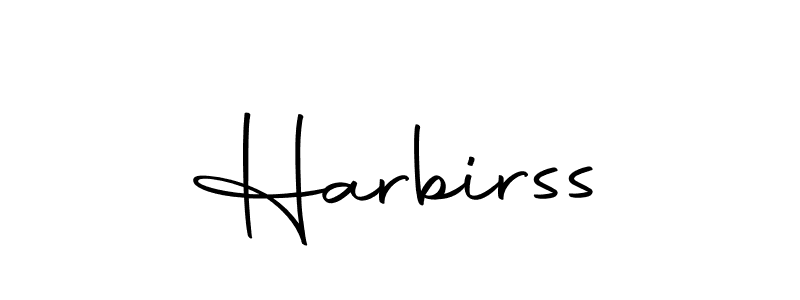 Also we have Harbirss name is the best signature style. Create professional handwritten signature collection using Autography-DOLnW autograph style. Harbirss signature style 10 images and pictures png