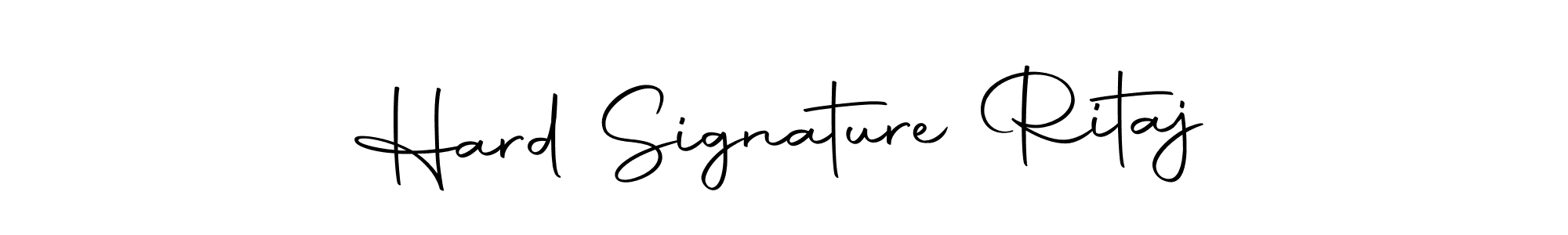 How to make Hard Signature Ritaj name signature. Use Autography-DOLnW style for creating short signs online. This is the latest handwritten sign. Hard Signature Ritaj signature style 10 images and pictures png
