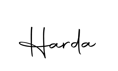 You should practise on your own different ways (Autography-DOLnW) to write your name (Harda) in signature. don't let someone else do it for you. Harda signature style 10 images and pictures png