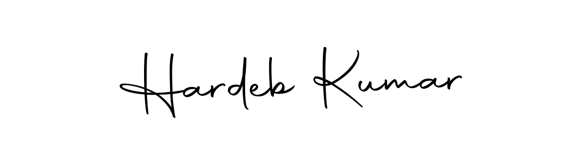 Make a beautiful signature design for name Hardeb Kumar. With this signature (Autography-DOLnW) style, you can create a handwritten signature for free. Hardeb Kumar signature style 10 images and pictures png