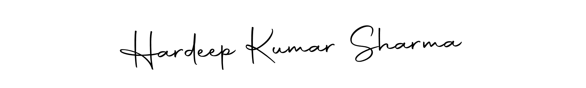 Make a beautiful signature design for name Hardeep Kumar Sharma. With this signature (Autography-DOLnW) style, you can create a handwritten signature for free. Hardeep Kumar Sharma signature style 10 images and pictures png