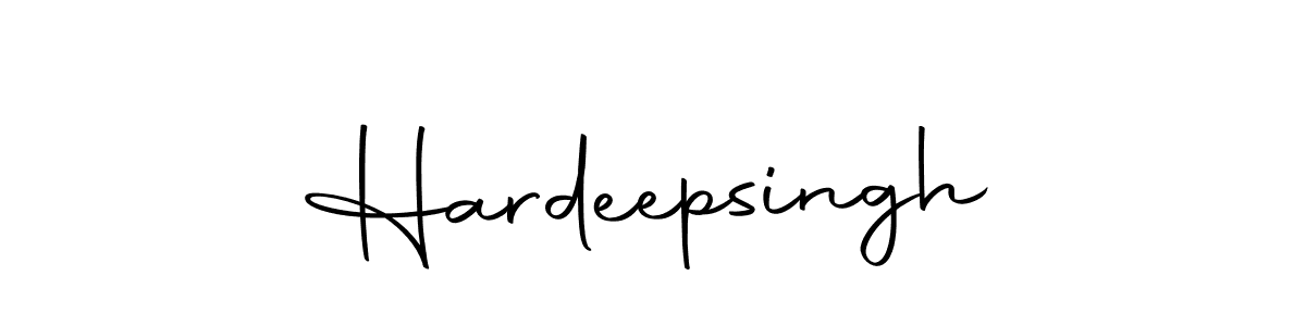 Make a beautiful signature design for name Hardeepsingh. With this signature (Autography-DOLnW) style, you can create a handwritten signature for free. Hardeepsingh signature style 10 images and pictures png