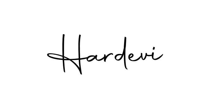 You should practise on your own different ways (Autography-DOLnW) to write your name (Hardevi) in signature. don't let someone else do it for you. Hardevi signature style 10 images and pictures png