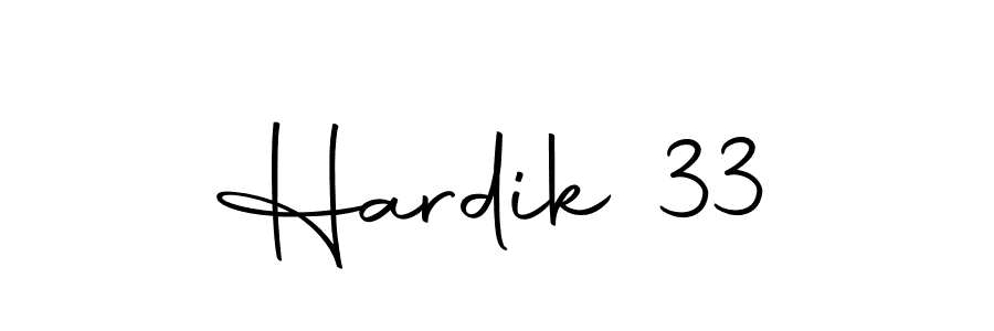 How to make Hardik 33 signature? Autography-DOLnW is a professional autograph style. Create handwritten signature for Hardik 33 name. Hardik 33 signature style 10 images and pictures png