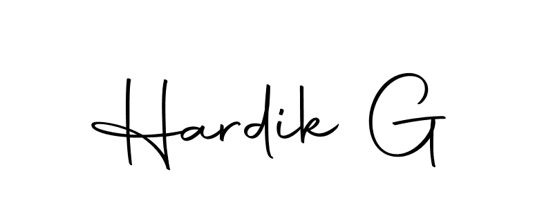 You should practise on your own different ways (Autography-DOLnW) to write your name (Hardik G) in signature. don't let someone else do it for you. Hardik G signature style 10 images and pictures png