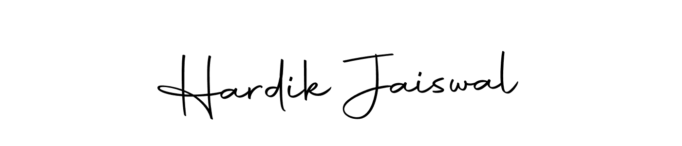 Use a signature maker to create a handwritten signature online. With this signature software, you can design (Autography-DOLnW) your own signature for name Hardik Jaiswal. Hardik Jaiswal signature style 10 images and pictures png