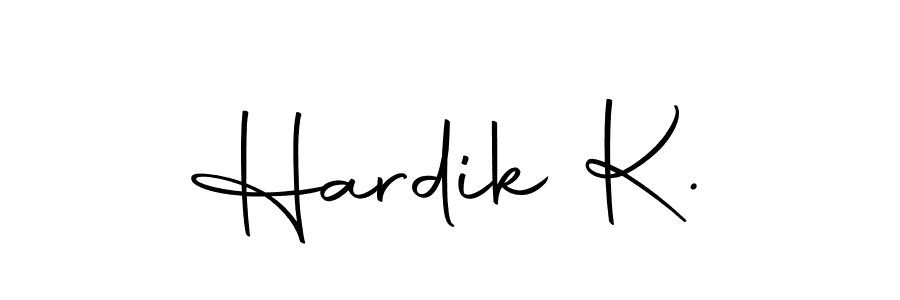 How to Draw Hardik K. signature style? Autography-DOLnW is a latest design signature styles for name Hardik K.. Hardik K. signature style 10 images and pictures png