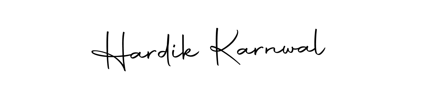 Make a beautiful signature design for name Hardik Karnwal. Use this online signature maker to create a handwritten signature for free. Hardik Karnwal signature style 10 images and pictures png