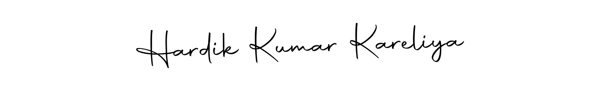 You can use this online signature creator to create a handwritten signature for the name Hardik Kumar Kareliya. This is the best online autograph maker. Hardik Kumar Kareliya signature style 10 images and pictures png