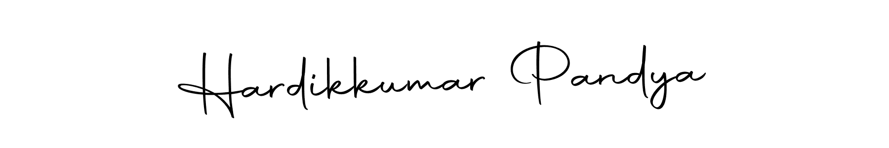 Make a beautiful signature design for name Hardikkumar Pandya. With this signature (Autography-DOLnW) style, you can create a handwritten signature for free. Hardikkumar Pandya signature style 10 images and pictures png