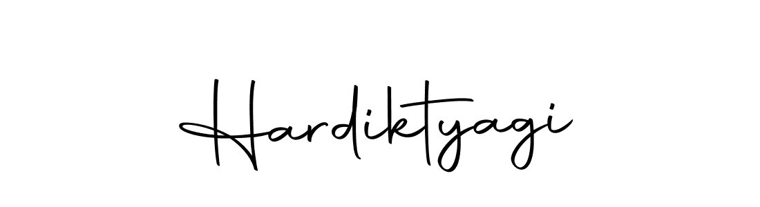 Use a signature maker to create a handwritten signature online. With this signature software, you can design (Autography-DOLnW) your own signature for name Hardiktyagi. Hardiktyagi signature style 10 images and pictures png