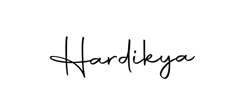 Design your own signature with our free online signature maker. With this signature software, you can create a handwritten (Autography-DOLnW) signature for name Hardikya. Hardikya signature style 10 images and pictures png