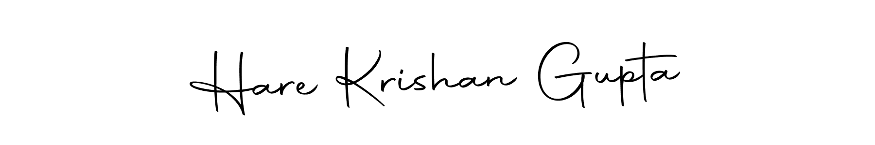 Design your own signature with our free online signature maker. With this signature software, you can create a handwritten (Autography-DOLnW) signature for name Hare Krishan Gupta. Hare Krishan Gupta signature style 10 images and pictures png