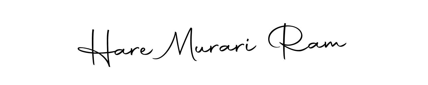 Create a beautiful signature design for name Hare Murari Ram. With this signature (Autography-DOLnW) fonts, you can make a handwritten signature for free. Hare Murari Ram signature style 10 images and pictures png
