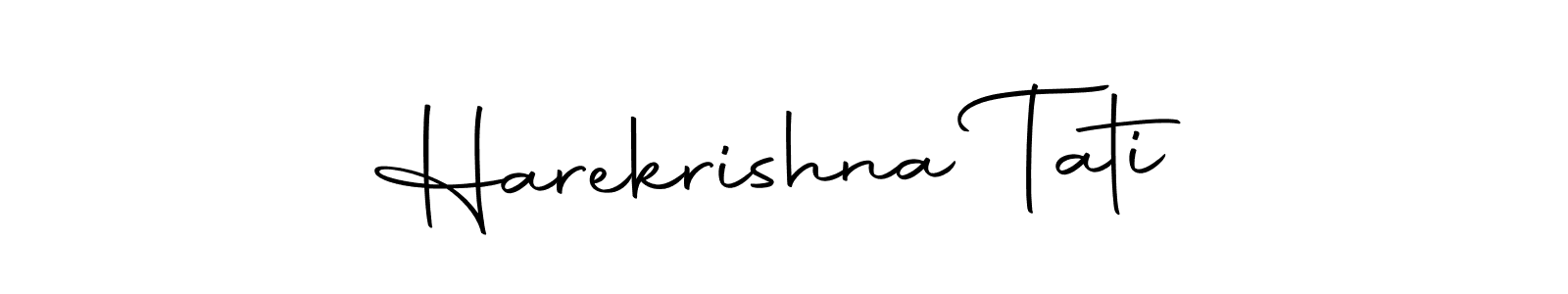 Harekrishna Tati stylish signature style. Best Handwritten Sign (Autography-DOLnW) for my name. Handwritten Signature Collection Ideas for my name Harekrishna Tati. Harekrishna Tati signature style 10 images and pictures png