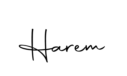 Create a beautiful signature design for name Harem. With this signature (Autography-DOLnW) fonts, you can make a handwritten signature for free. Harem signature style 10 images and pictures png