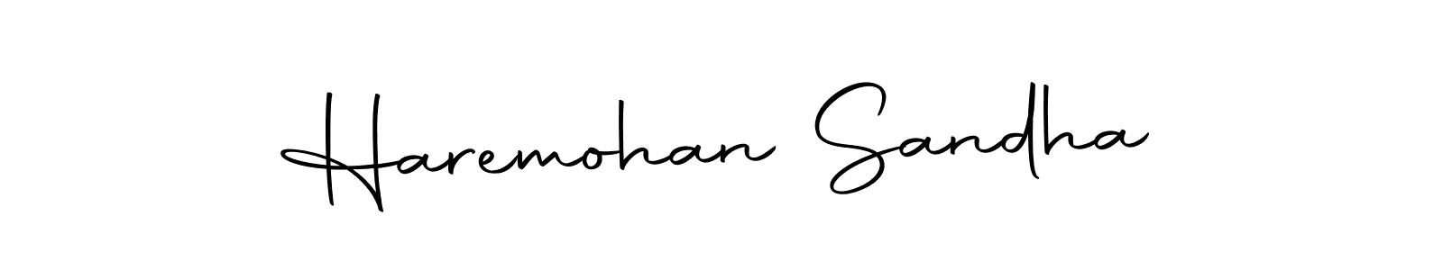 Haremohan Sandha stylish signature style. Best Handwritten Sign (Autography-DOLnW) for my name. Handwritten Signature Collection Ideas for my name Haremohan Sandha. Haremohan Sandha signature style 10 images and pictures png