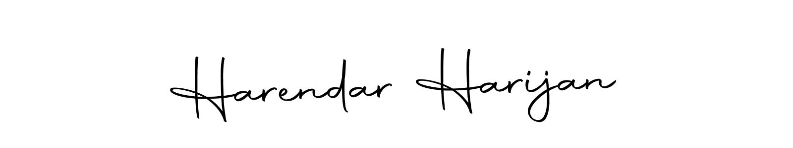 How to make Harendar Harijan signature? Autography-DOLnW is a professional autograph style. Create handwritten signature for Harendar Harijan name. Harendar Harijan signature style 10 images and pictures png