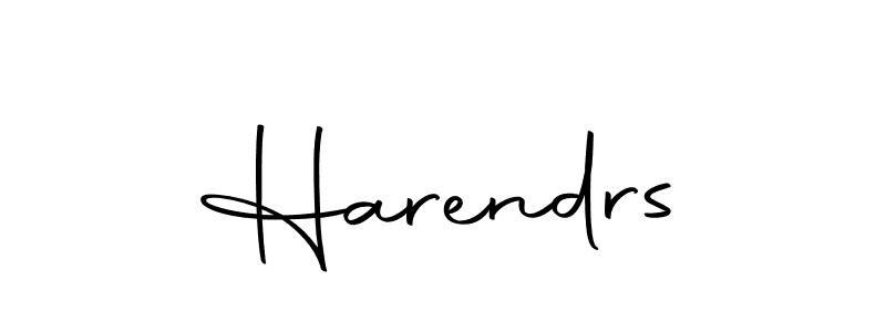 How to make Harendrs name signature. Use Autography-DOLnW style for creating short signs online. This is the latest handwritten sign. Harendrs signature style 10 images and pictures png