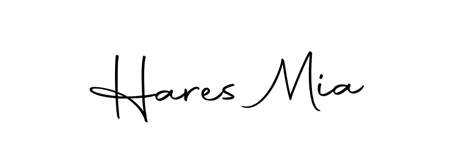 The best way (Autography-DOLnW) to make a short signature is to pick only two or three words in your name. The name Hares Mia include a total of six letters. For converting this name. Hares Mia signature style 10 images and pictures png