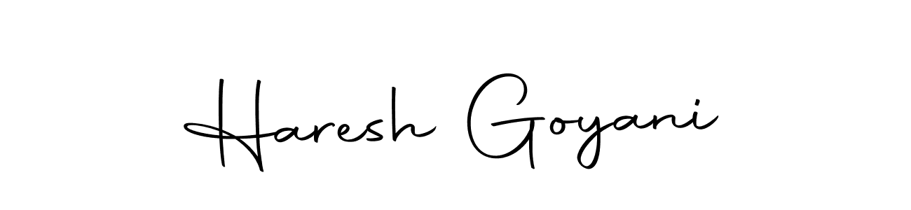 Create a beautiful signature design for name Haresh Goyani. With this signature (Autography-DOLnW) fonts, you can make a handwritten signature for free. Haresh Goyani signature style 10 images and pictures png