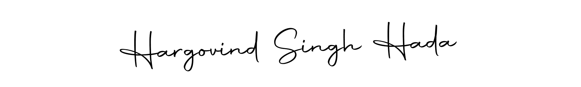 How to make Hargovind Singh Hada name signature. Use Autography-DOLnW style for creating short signs online. This is the latest handwritten sign. Hargovind Singh Hada signature style 10 images and pictures png