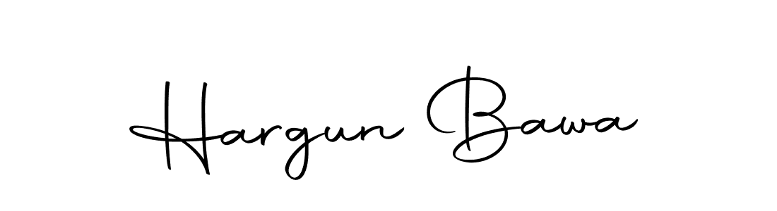 Design your own signature with our free online signature maker. With this signature software, you can create a handwritten (Autography-DOLnW) signature for name Hargun Bawa. Hargun Bawa signature style 10 images and pictures png