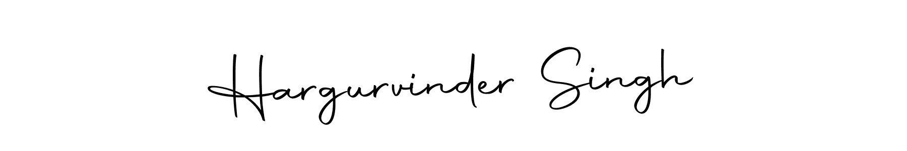 How to make Hargurvinder Singh name signature. Use Autography-DOLnW style for creating short signs online. This is the latest handwritten sign. Hargurvinder Singh signature style 10 images and pictures png