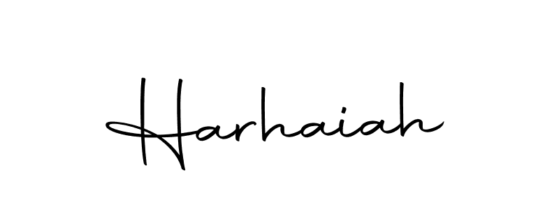 Make a beautiful signature design for name Harhaiah. With this signature (Autography-DOLnW) style, you can create a handwritten signature for free. Harhaiah signature style 10 images and pictures png