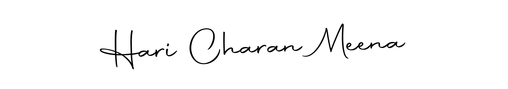 Design your own signature with our free online signature maker. With this signature software, you can create a handwritten (Autography-DOLnW) signature for name Hari Charan Meena. Hari Charan Meena signature style 10 images and pictures png
