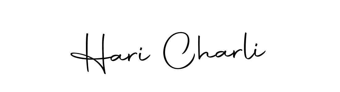 Make a beautiful signature design for name Hari Charli. With this signature (Autography-DOLnW) style, you can create a handwritten signature for free. Hari Charli signature style 10 images and pictures png