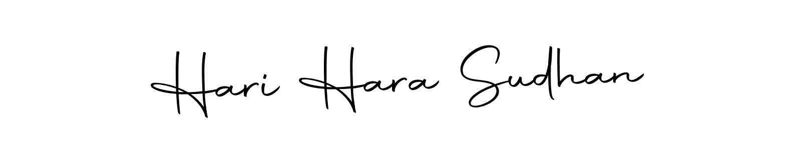 Design your own signature with our free online signature maker. With this signature software, you can create a handwritten (Autography-DOLnW) signature for name Hari Hara Sudhan. Hari Hara Sudhan signature style 10 images and pictures png