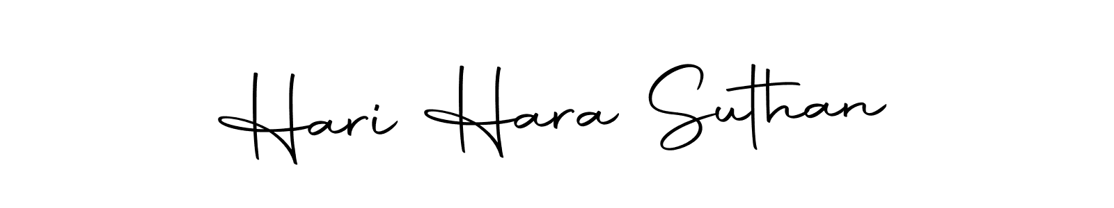 Create a beautiful signature design for name Hari Hara Suthan. With this signature (Autography-DOLnW) fonts, you can make a handwritten signature for free. Hari Hara Suthan signature style 10 images and pictures png