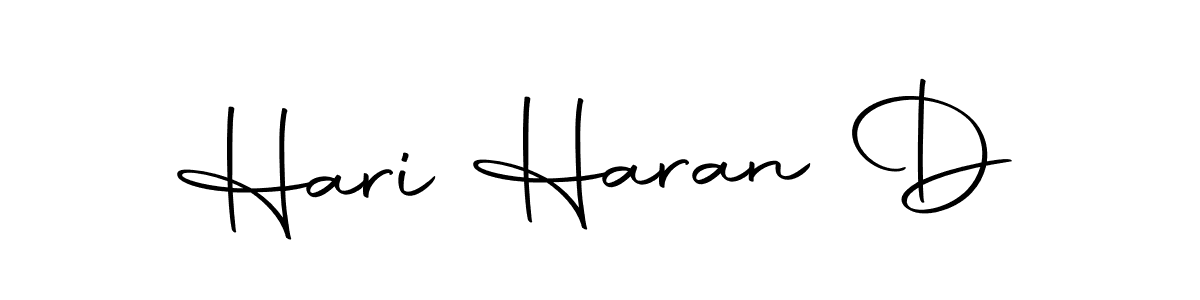 Use a signature maker to create a handwritten signature online. With this signature software, you can design (Autography-DOLnW) your own signature for name Hari Haran D. Hari Haran D signature style 10 images and pictures png