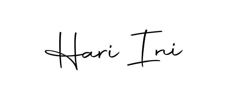 Design your own signature with our free online signature maker. With this signature software, you can create a handwritten (Autography-DOLnW) signature for name Hari Ini. Hari Ini signature style 10 images and pictures png
