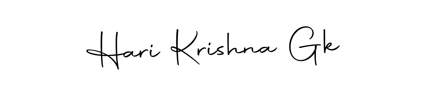 Create a beautiful signature design for name Hari Krishna Gk. With this signature (Autography-DOLnW) fonts, you can make a handwritten signature for free. Hari Krishna Gk signature style 10 images and pictures png