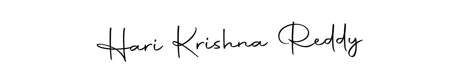 How to make Hari Krishna Reddy name signature. Use Autography-DOLnW style for creating short signs online. This is the latest handwritten sign. Hari Krishna Reddy signature style 10 images and pictures png