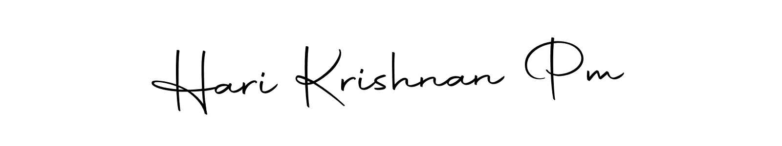 You should practise on your own different ways (Autography-DOLnW) to write your name (Hari Krishnan Pm) in signature. don't let someone else do it for you. Hari Krishnan Pm signature style 10 images and pictures png