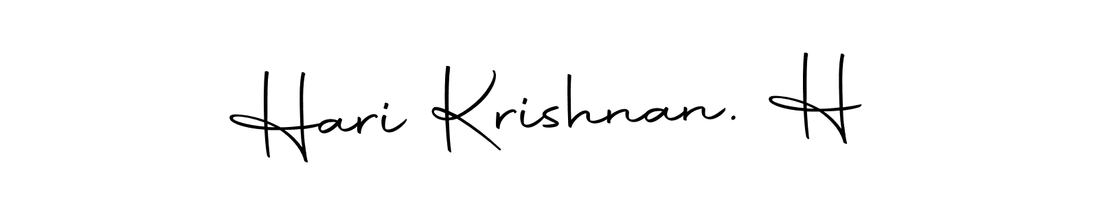 How to make Hari Krishnan. H signature? Autography-DOLnW is a professional autograph style. Create handwritten signature for Hari Krishnan. H name. Hari Krishnan. H signature style 10 images and pictures png