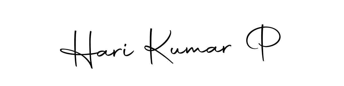 Make a beautiful signature design for name Hari Kumar P. With this signature (Autography-DOLnW) style, you can create a handwritten signature for free. Hari Kumar P signature style 10 images and pictures png