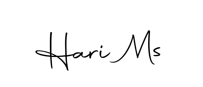Design your own signature with our free online signature maker. With this signature software, you can create a handwritten (Autography-DOLnW) signature for name Hari Ms. Hari Ms signature style 10 images and pictures png