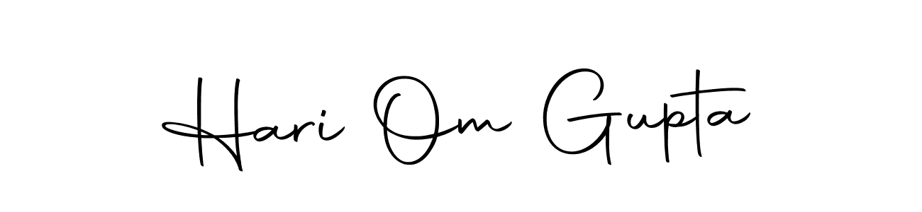 Make a beautiful signature design for name Hari Om Gupta. With this signature (Autography-DOLnW) style, you can create a handwritten signature for free. Hari Om Gupta signature style 10 images and pictures png